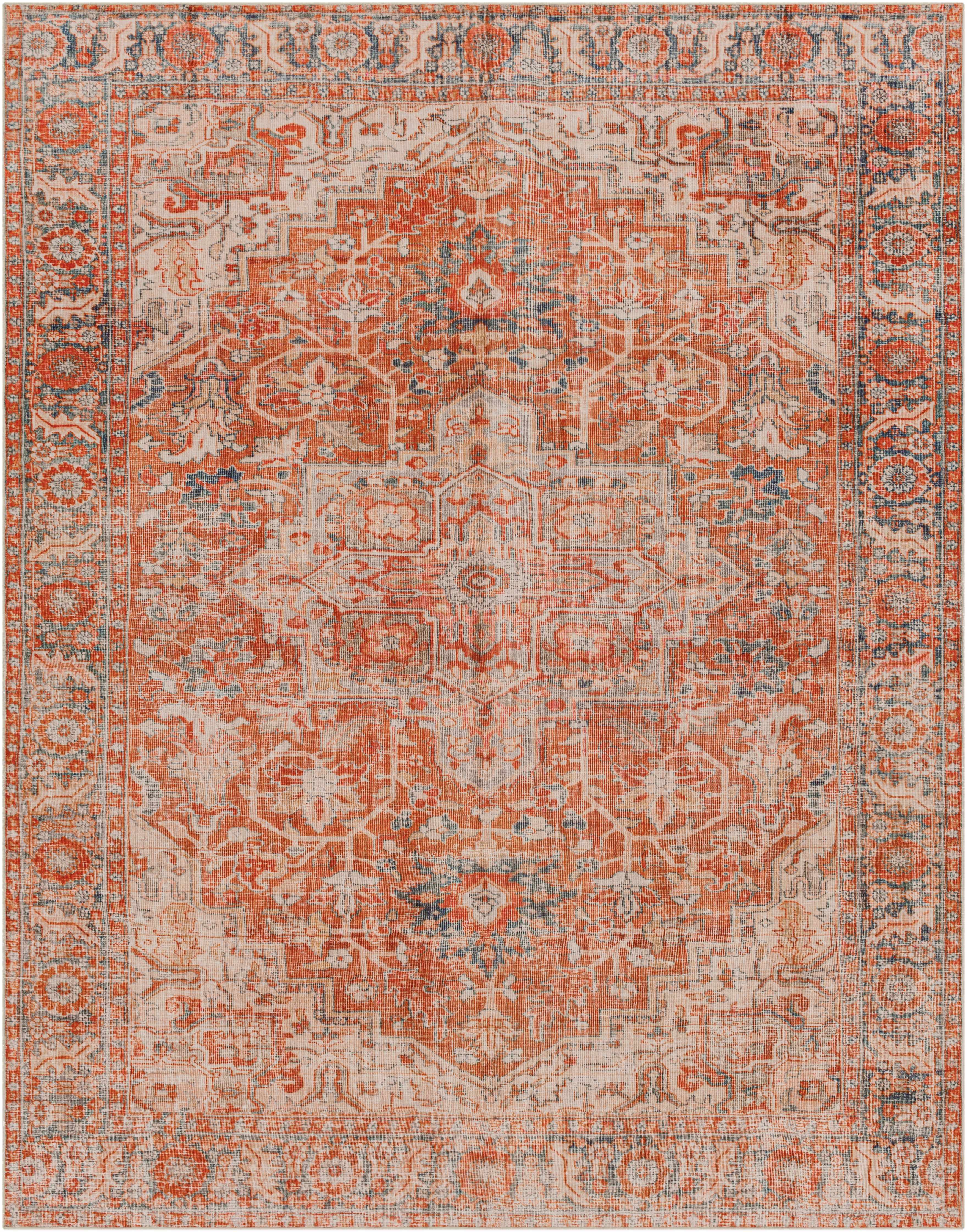 Cagayancillo Washable Area Rug Low Pile 0.08 Inch Classic - Rosetta Creative Boutique